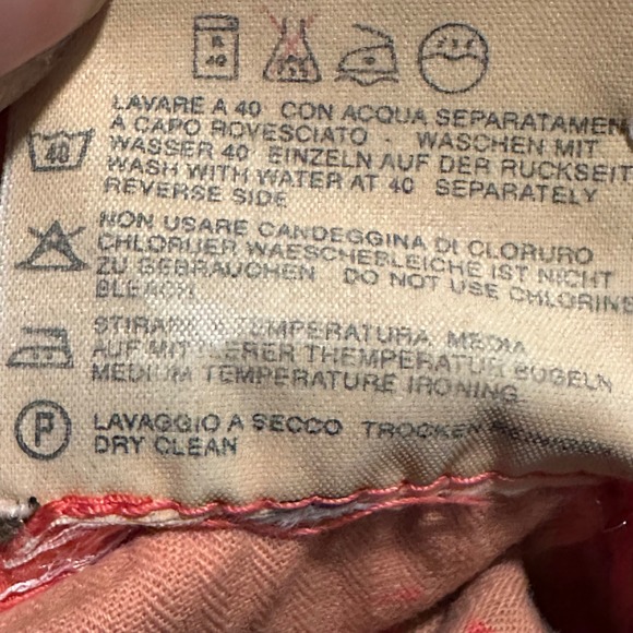 Mason Womens Rites Cargo Pants Coral Wide Leg Zippers Made in Italy Size EU 42 - Picture 10 of 14